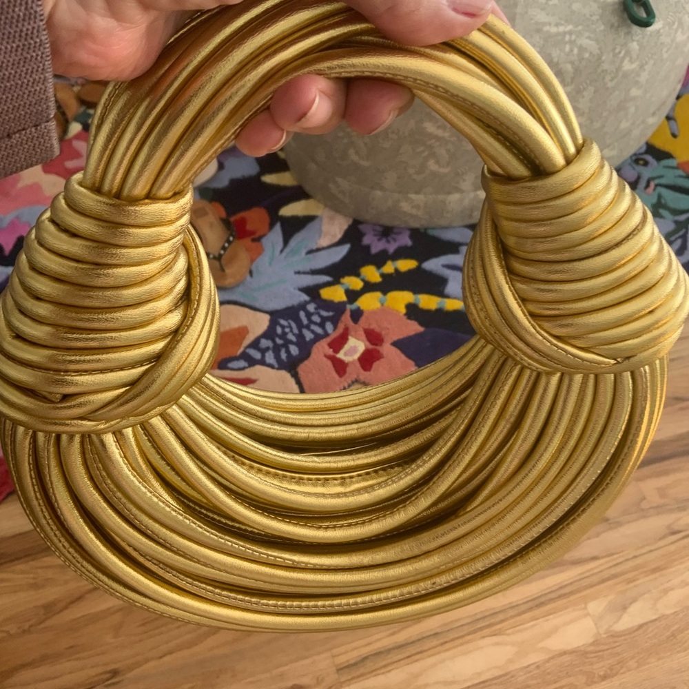 Marciano Gold Coiled Handbag